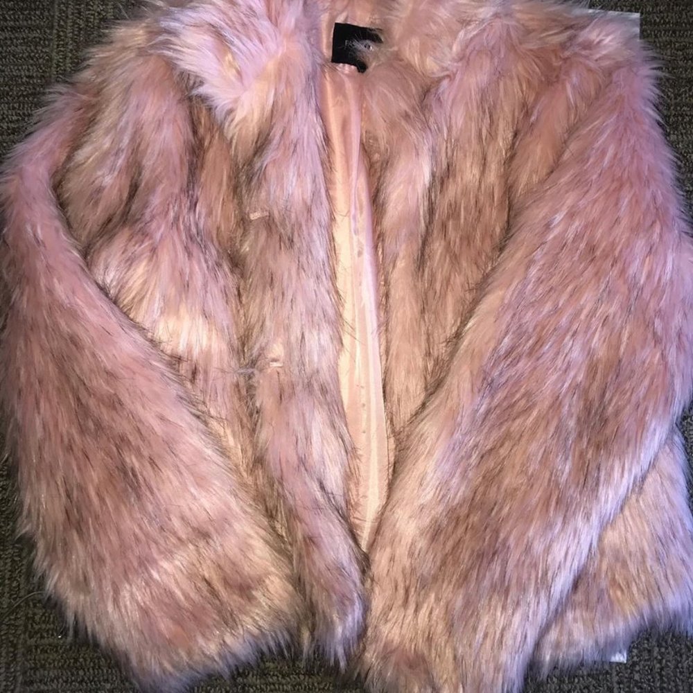 Pink Fur Coat
